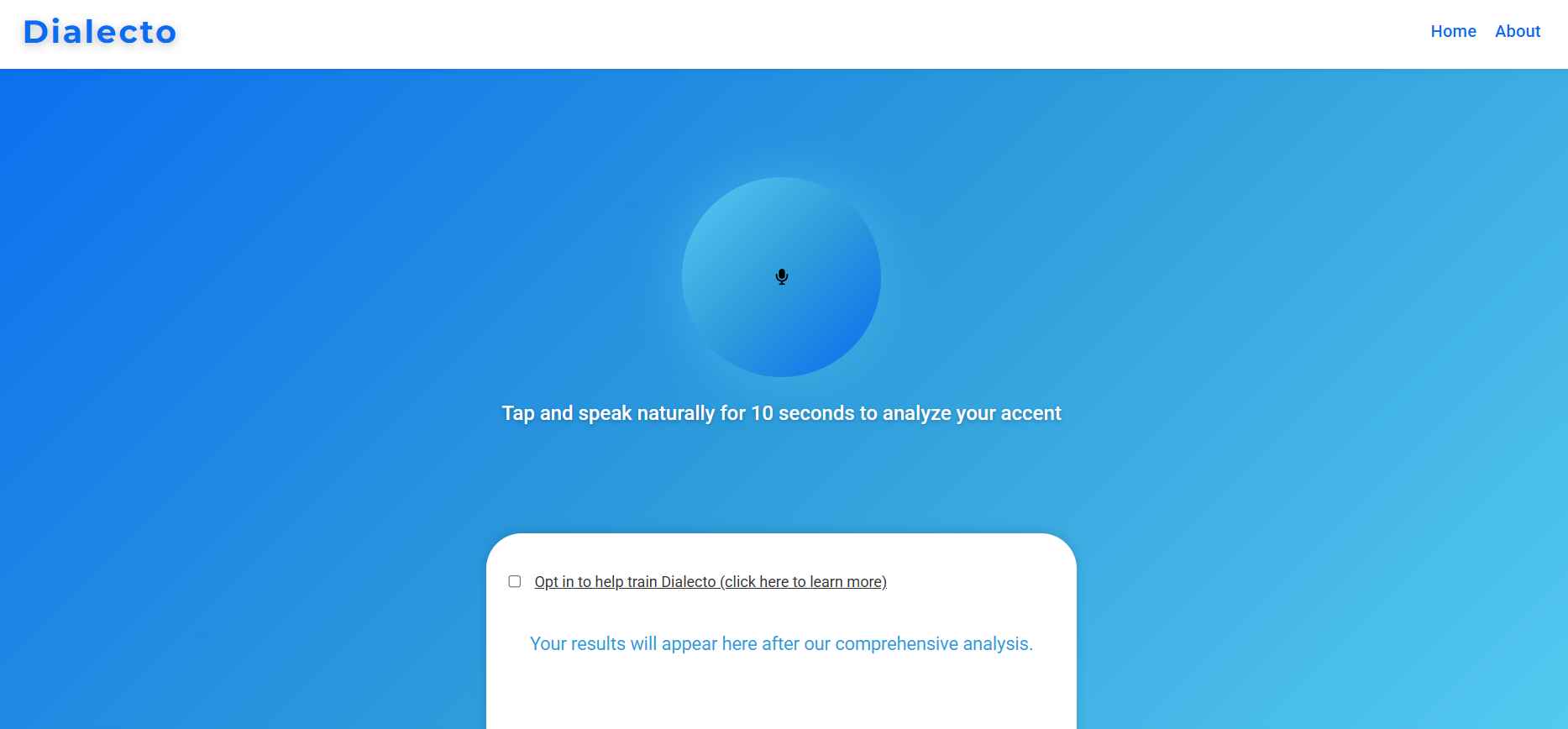 Dialecto App Screenshot